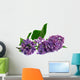 twig of lilac on white background 