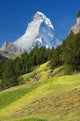landscape in the Swiss Alps 