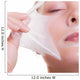 Portrait blond girl in facial mask. Part face. Beauty skin care. 