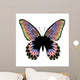 Beautiful Colorful Butterfly on White Background 