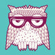 Owl in glasses 