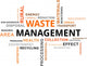 Word Cloud Waste Management Wall Decal