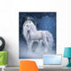 Regal White Unicorn Wall Mural