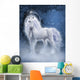 Regal White Unicorn Wall Mural