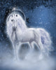 Regal White Unicorn Wall Mural