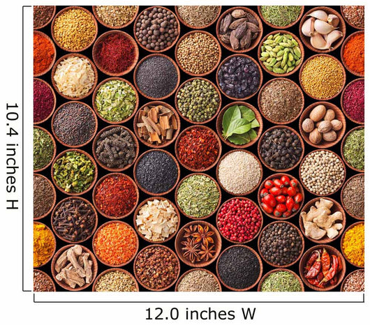 Seamless Texture with Spices Wall Decal