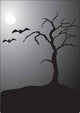 Halloween Night Scene Wall Decal