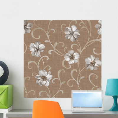 Seamless Pattern Wall Decal Design 7 shown on a wall
