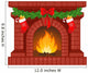 Christmas Fireplace Wall Decal