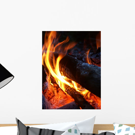 Fire Wall Mural