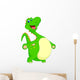 Cute Dinosaur Cartoon Wall Decal