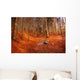 Orange Leaves Wall Decal