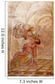 Rome -  Archangel Gabriel fresco from Annunciation 