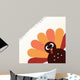 Beautiful cartoon Turkey Bird for Thanksgiving day Wall Mural