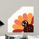 Beautiful cartoon Turkey Bird for Thanksgiving day Wall Mural
