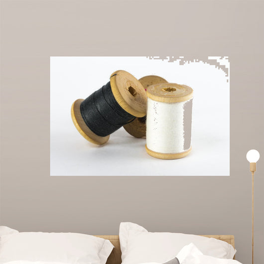 threads on the white background 