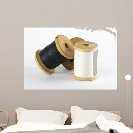 threads on the white background 
