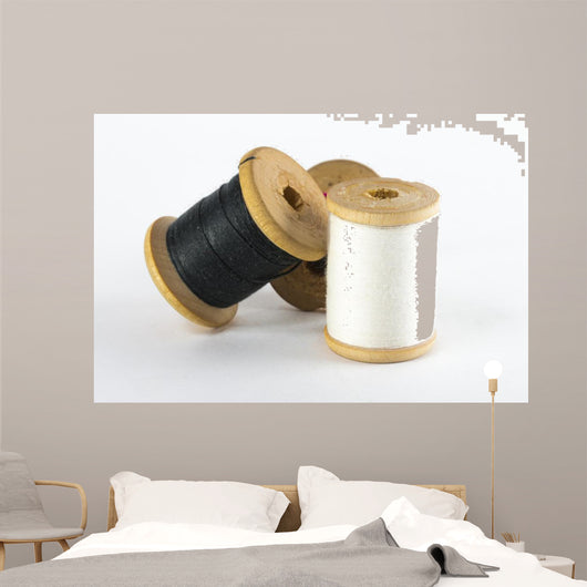 threads on the white background 