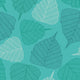 Seamless Pattern with Leaves Wall Decal