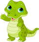 Baby  alligator Wall Decal