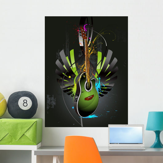 guitar Wall Mural