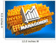 Management. Wordcloud Concept. Wall Mural