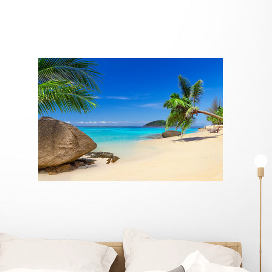 Tropical Beach Scenery in Thailand 