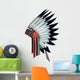 Native American War Bonnet Wall Decal