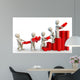 3D Human Characters Holding Puzzles Wall Decal