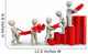 3D Human Characters Holding Puzzles Wall Decal