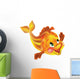 Golden Fish Wall Decal