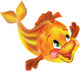 Golden Fish Wall Decal