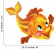 Golden Fish Wall Decal