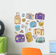 Vintage suitcases Travel Wall Decal