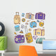 Vintage suitcases Travel Wall Decal