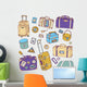 Vintage suitcases Travel Wall Decal