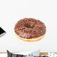 Donut isolated on white background Wall Decal