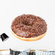 Donut isolated on white background Wall Decal