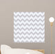 Seamless Chevron Grey Pattern Wall Decal