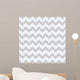 Seamless Chevron Grey Pattern Wall Decal