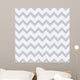 Seamless Chevron Grey Pattern Wall Decal