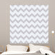 Seamless Chevron Grey Pattern Wall Decal