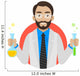Scientist Keeps Test Tubes Wall Decal