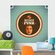 Retro funk poster. 