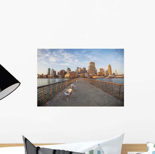 San Francisco in fish eye Wall Mural