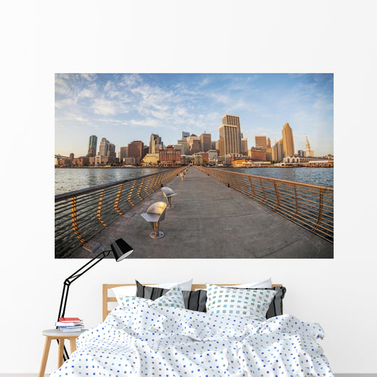 San Francisco in fish eye Wall Mural