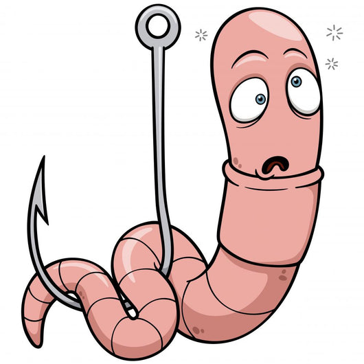 Vector illustration cartoon worm Wall Decal
