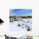 Bleak Snowy Scene Taken Wall Decal
