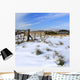 Bleak Snowy Scene Taken Wall Decal