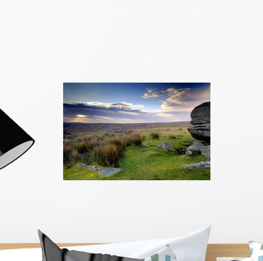 Beautiful Sunrise Combestone Tor Wall Decal